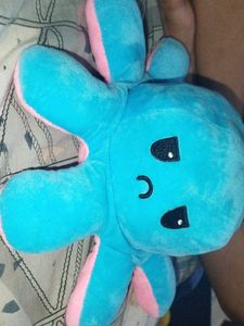 Reversible Blue &amp; Pink Octopus Plush Toy