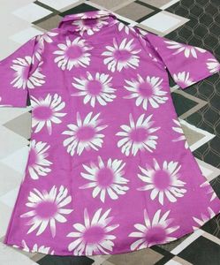 Purple Daisy Print co-ord Set Brand New
