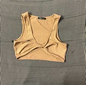 Cute Tan Crop Top