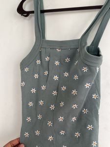 Cute Floral Tank Top
