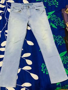 Men's Light Blue Slim Fit Jeans