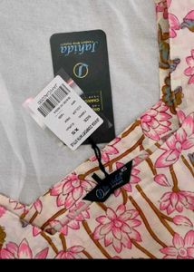 🌸Floral Print Kurta with Lace-Up Back