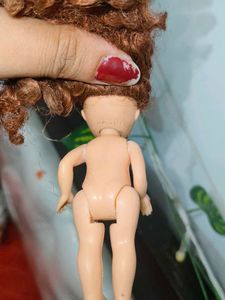 Vintage Doll with Curly Hair