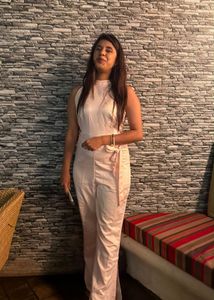 Elegant Light Pink Jumpsuit