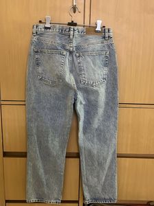Topshop Straight For Button Up Jeans Tagged