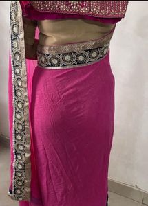🆕Ready to Wear Heavy Designer Saree &amp; Blouse