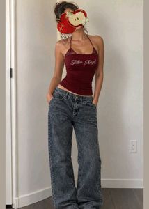 Vintage Wash Straight-Leg Jeans | Blue-Grey Denim
