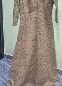 Elegant Lace Evening Gown