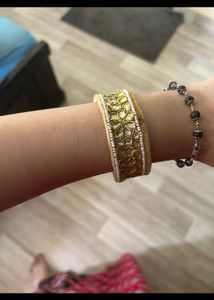 Embroidery Hand Cuff Bracelet
