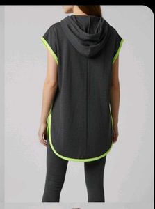 Sleeveless Hoodie Tunic Top