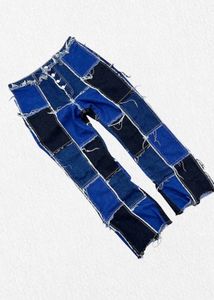 Patchwork Denim Jeans