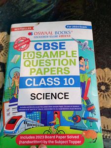 CBSE Class 10 Science Sample Papers 2024