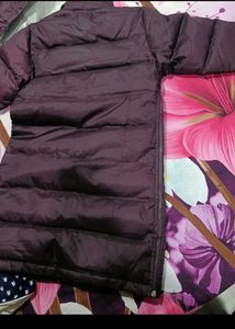 Purple Puffer long jacket