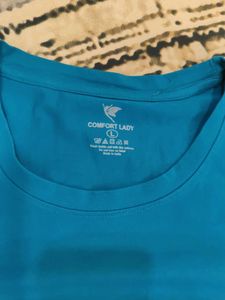 Classic Blue Round Neck T-Shirt never worn