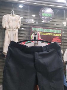 Men's Black Formal Trousers