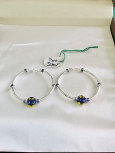 Pure Silver Kids Kada (wt:-9.100g)