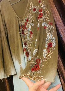 Beaded sweater