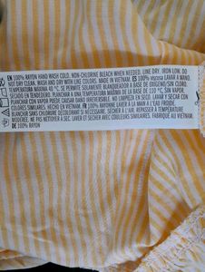 Yellow Striped Top