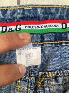 D&amp;G low rise straight fit jeans