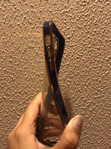 IPhone11 Blue Sides Transparent Phone Cover Case