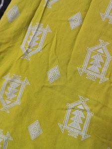 Yellow printed Kurta