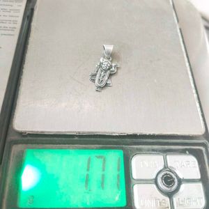 92.5 Silver Lord Krishna (shreenathji ) Pendent.