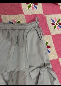 Stylish Grey Wide Leg trouser