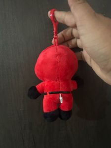 plush Squid Game guard keychain