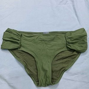 Olive Green ⚛️Ruched Bikini Bottom