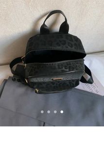 Chic Black Leopard  Backpack