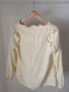 Cozy Cream Pajama Set with Floral Detail