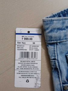 Light Wash Distressed Mom Jeans