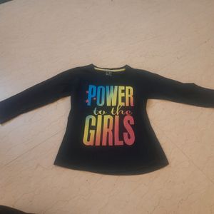 Almost New Full Tshirt For Girls