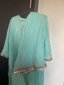 kurta pallazo duppta (pure mul gotta)