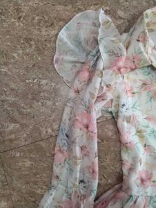 Floral Ruffle Dress