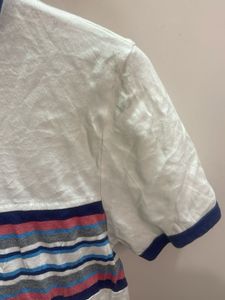 White Striped T-Shirt