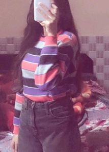 Striped Long Sleeve sweater