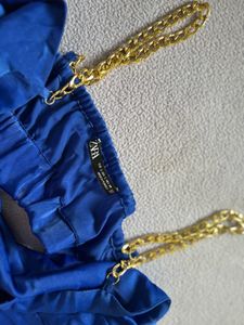 sale 🤩Zara Blue Chain Strap Top