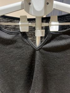 Black Long Sleeve Crop Top