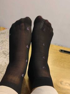 Cute Polka Dot Sheer Socks