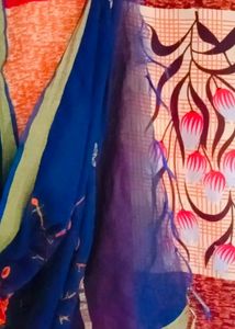 Beautiful Navy Blue Coloured Duppata