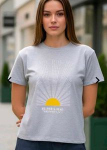 Shein Be the Light Graphic Tee