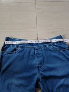 Faded Blue Denim Jeans