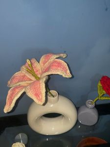 Handmade Crocheted Lily Flower