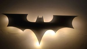 DIY Batman Wall Light