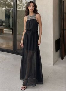 Mango Embellished Maxi Gown