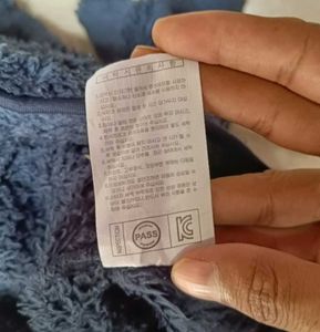 Brand is DIKIES Cozy Navy Blue Fleece Jacket OG