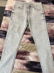 Gray Denim Jeans
