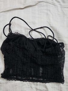 Sheer Black Lace Bralette 🧸✨️