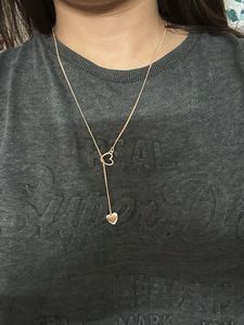 Glo Accessories Rose Gold Heart Necklace